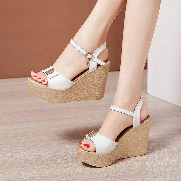 High Heel Wedge Sandals For Women-Shoes-Bennys Beauty World