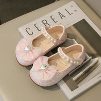 Spring Princess Shoes Elegant Lace Bowknot Children's Leather Shoes-Shoes-Bennys Beauty World