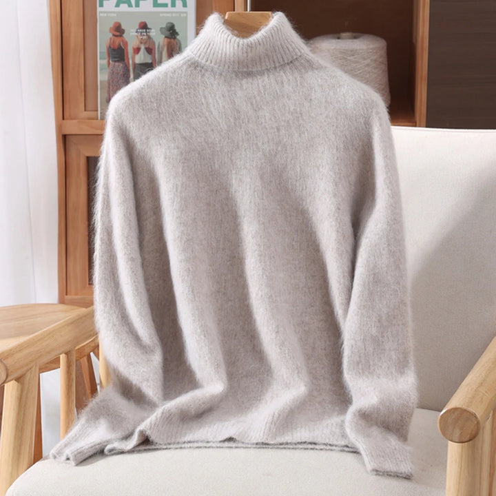 Women’s Cashmere High-Lapel Sweater