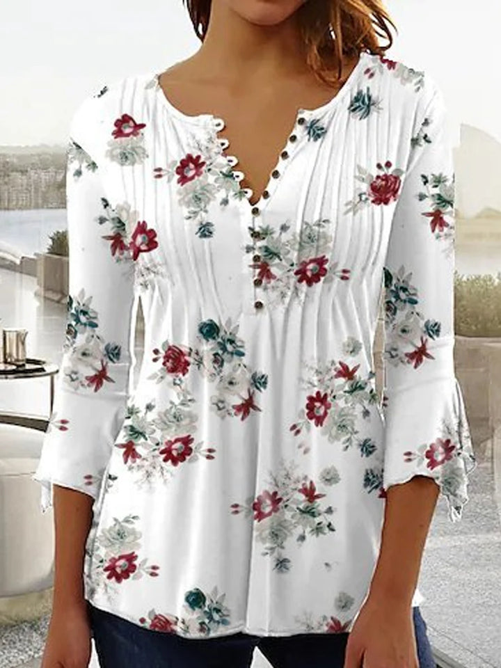 Fashion Women Shirt Casual Loose Long-sleeved Shirt