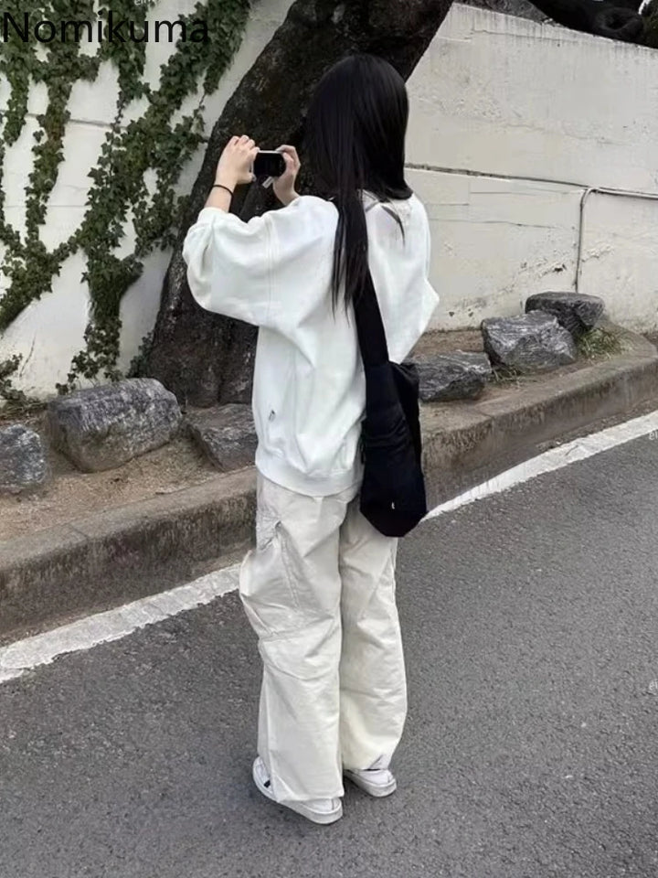Streetwear Casual Cargo Pants for Women Bottoms Summer Pants