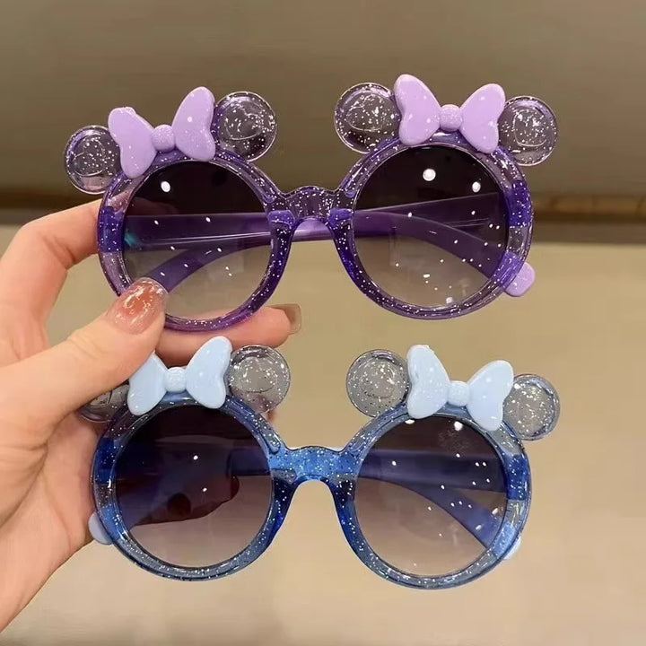 Winful Crystal Bow Sunglasses for Girls – UV400 Kids Eyewear