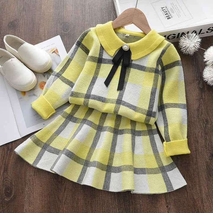 Kids Winter Sweater Dress-Dresses-Bennys Beauty World