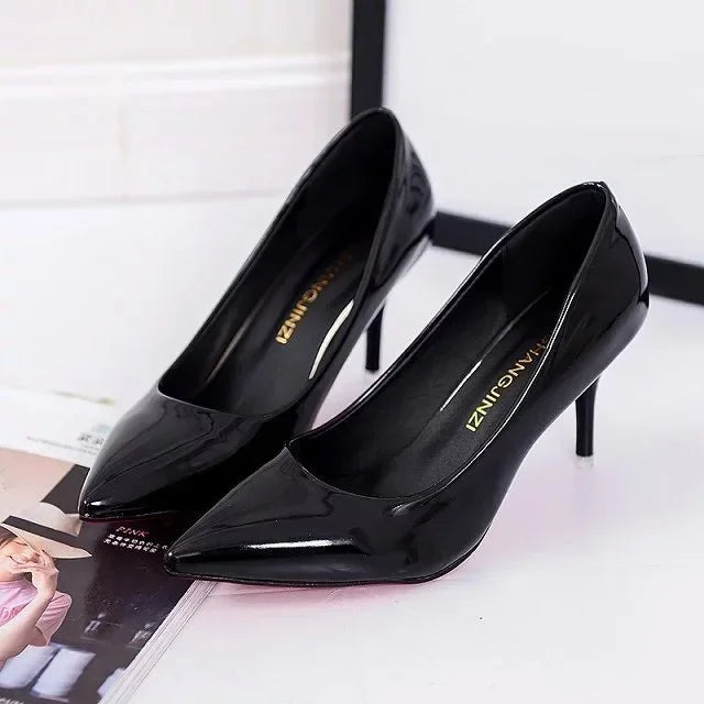 Women's Shoes Pointed Toe Pumps Patent Leather Fashion Shoes