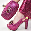 Womens Shoe and Matching Bag Set for African Wedding-Shoe-Bennys Beauty World