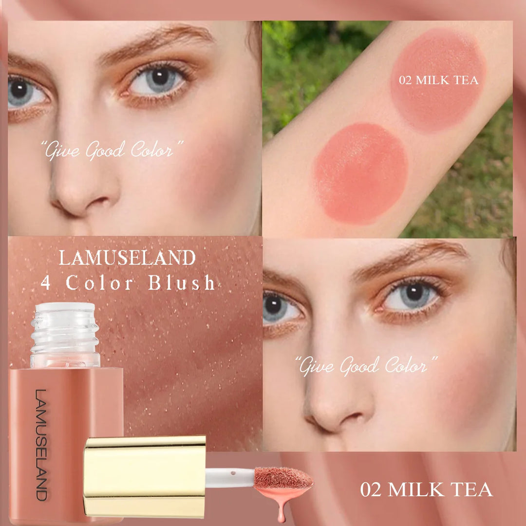Three-colour Blush Natural Color
