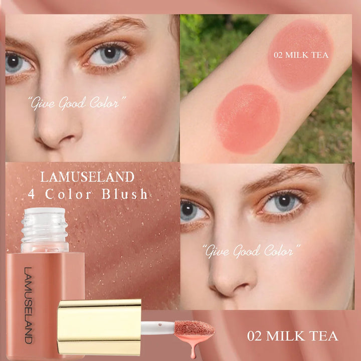 Three-colour Blush Natural Color