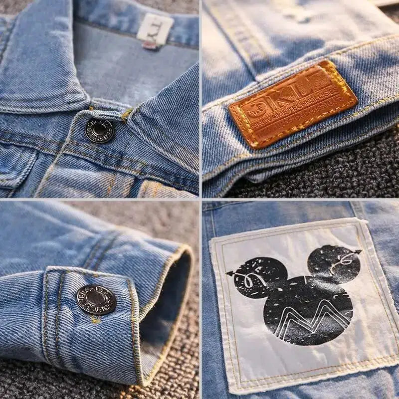 Mickey Denim Jacket For Boys Fashion Coats