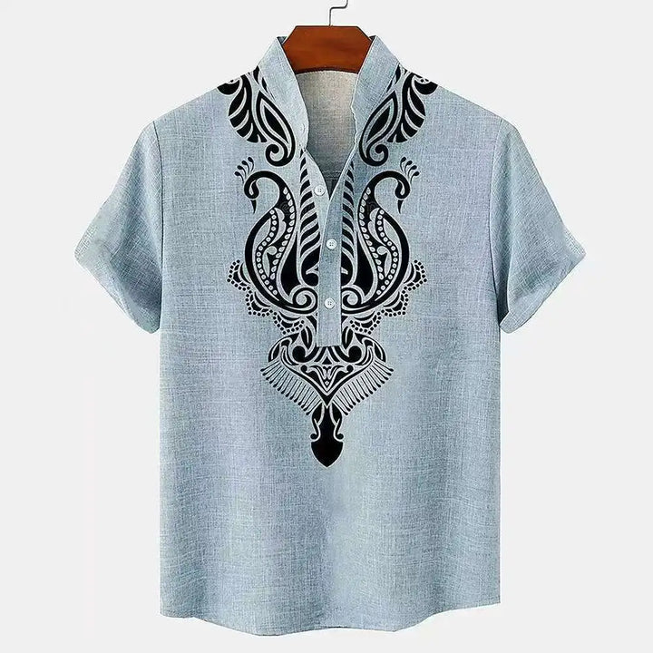 Men's Shirt Linen Men's Tops-Bennys Beauty World