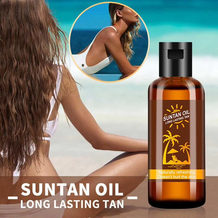 Tanning Oil, Body Bronzer, Summer Skin Self