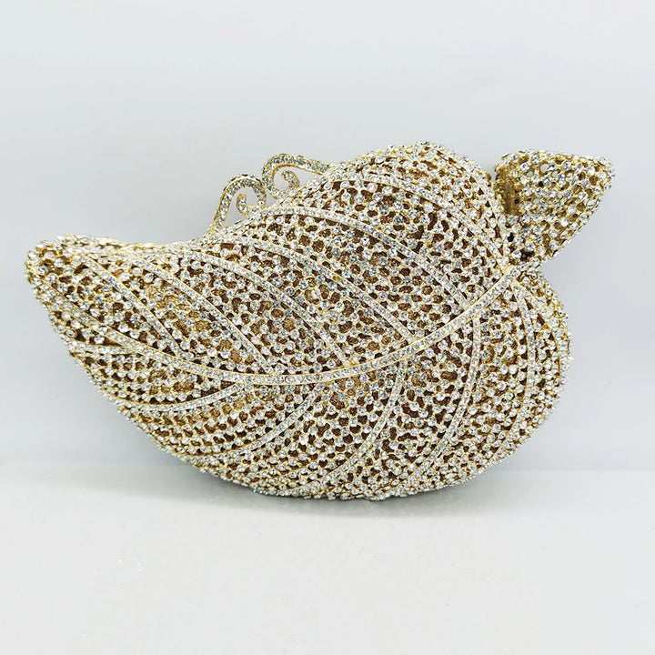 Crystal Diamond Evening Clutch Bag