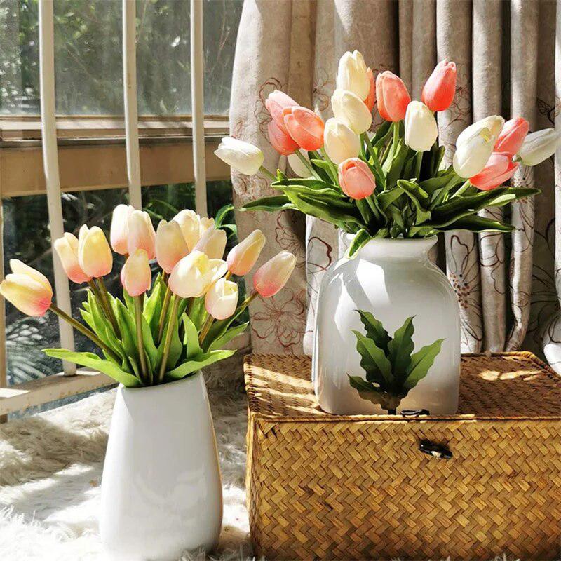 5PCS Tulip Artificial Flowers-Flowers-Arlik interiors