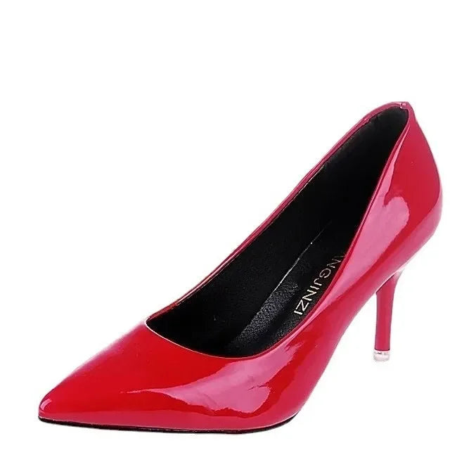 Women's Shoes Pointed Toe Pumps Patent Leather Fashion Shoes