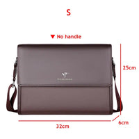 Leather Luxury Briefcases For Men Designer Work Business Tote Crossbody Bag-bag-Bennys Beauty World