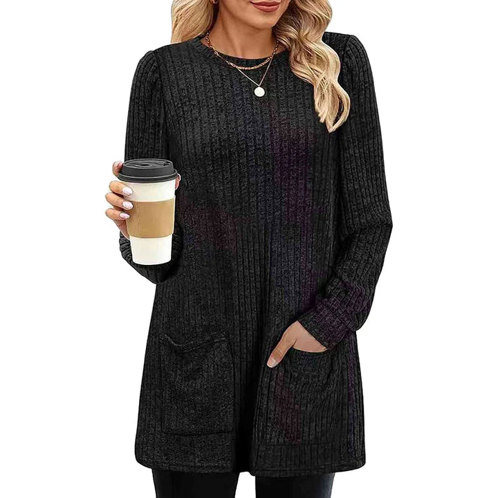 Women’s Mid-Length Knit Sweater Dress