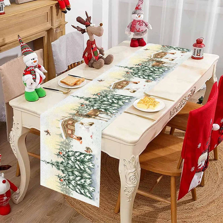 Christmas Snowflakes Table Runner Christmas Decorations