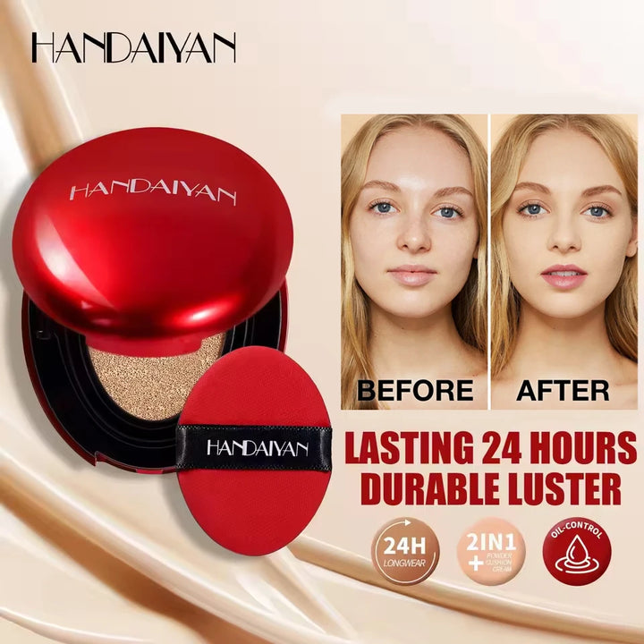 Waterproof Air Cushion Foundation  Long-lasting Makeup