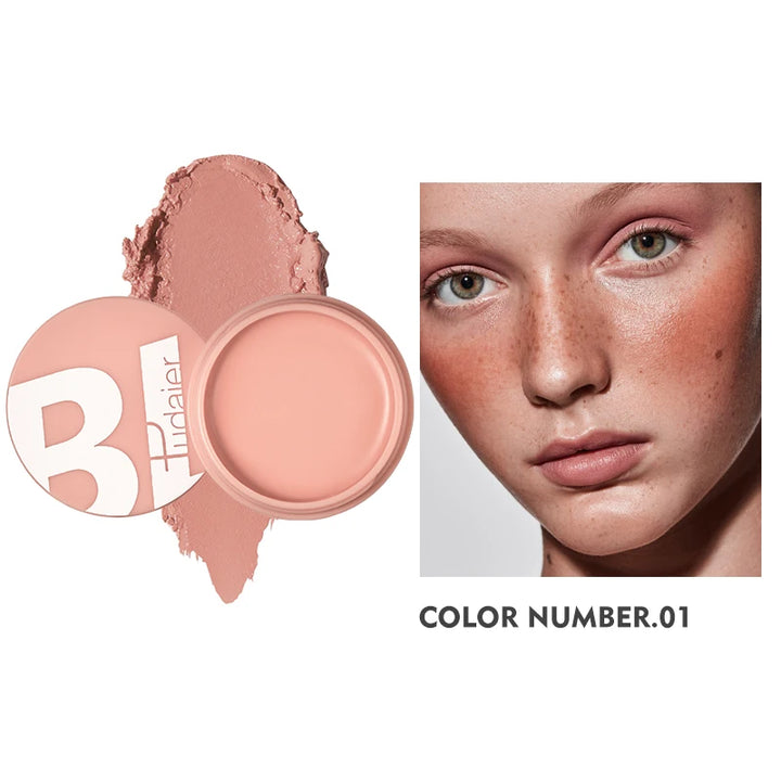 Pudaier Velvet Mousse Blush—Water-Resistant And longlasting