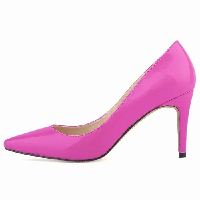 Large Size Women Pumps Classic Pointed Toe High Heels