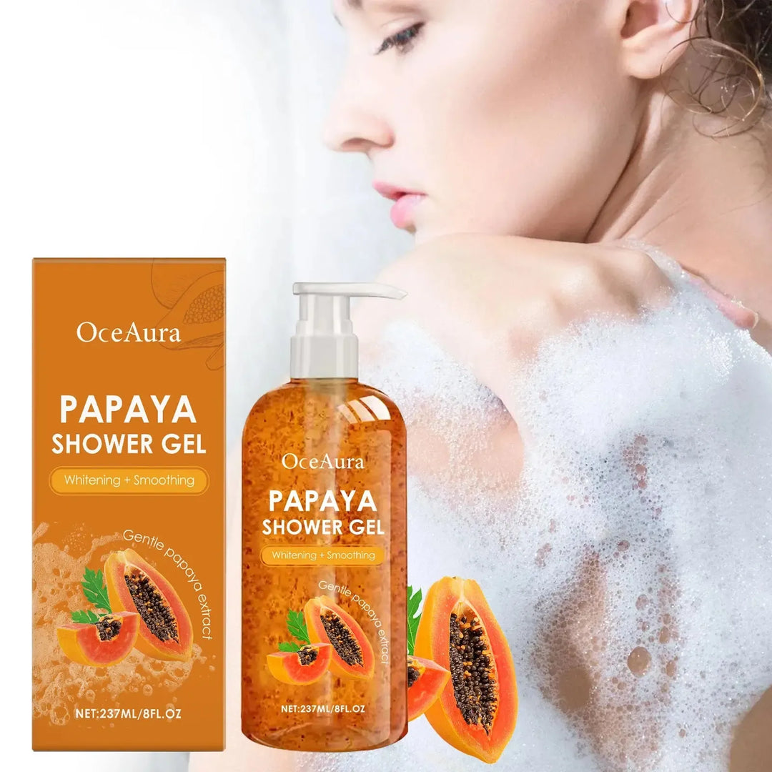 OceAura Papaya Whitening Body Wash – Brightening & Moisturising Shower Gel with Long-Lasting Fragrance-body wash-Bennys Beauty World