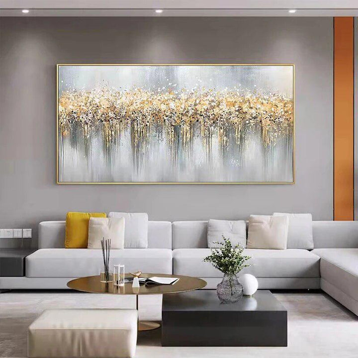 Hand-painted Canvas Abstract Mural-Art-Arlik interiors