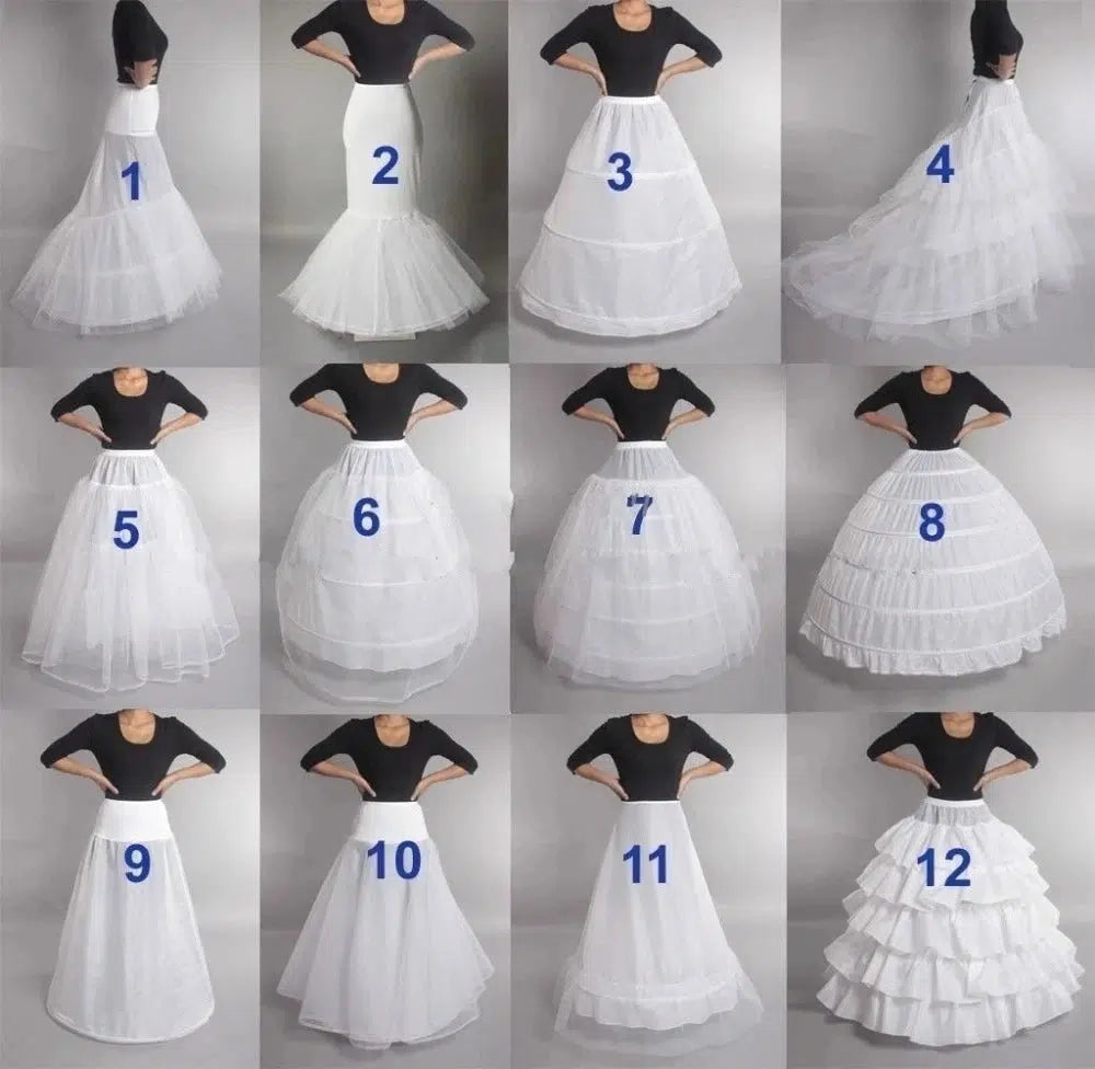 Bridal Wedding Petticoat Underskirt-Bennys Beauty World