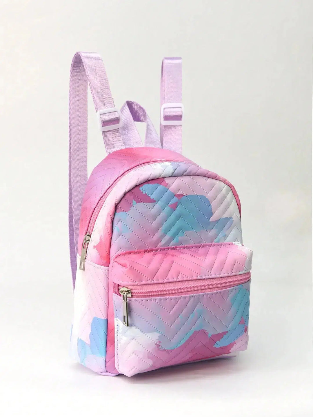 Girls Pattern Fashion PU Zipper Backpack-backpack-Bennys Beauty World