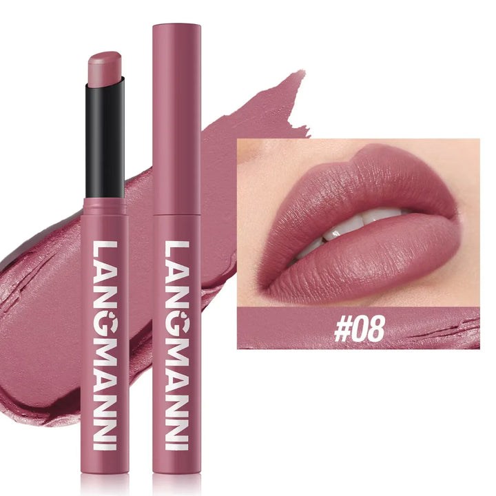 Twelve-color Matte Lipstick Pearly Highlighter Eyeshadow Stick