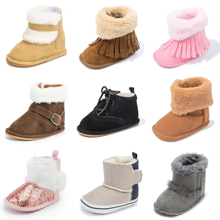 Newborn Baby Boots Winter Warm Girls And Boys Boots-Shoes-Bennys Beauty World