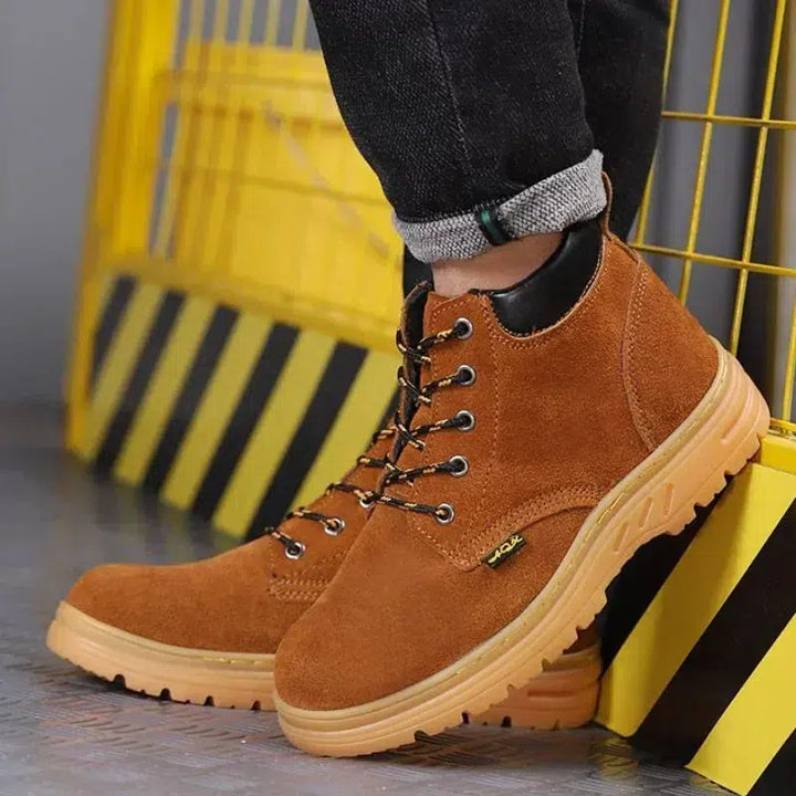 Men's Boots Ankle Steel Toe Shoes