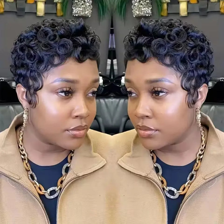 Synthetic Wigs Short Pixie Cut Wigs for Women