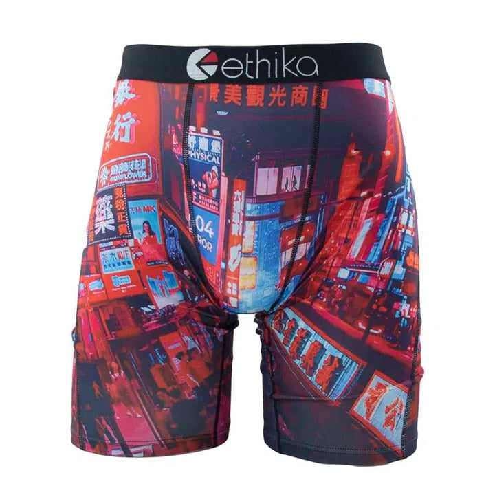 Fashion Print Men Underwear Boxer Cueca Male Panties Lingerie Men Underpants Boxershorts Trunks Plus Size S-XXXL Men's Boxers-Bennys Beauty World