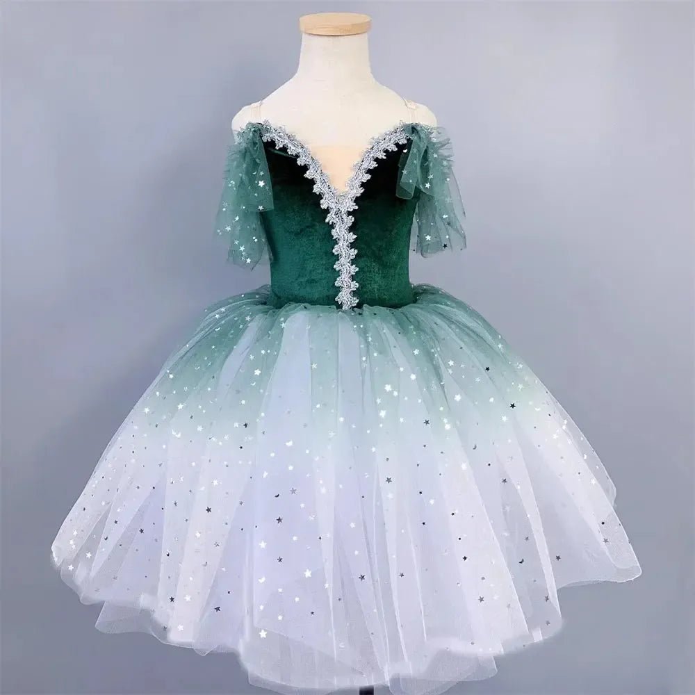 Girls Ballet Tutu Dress – Leotard &amp; Skirt Costume - Bennys Beauty World
