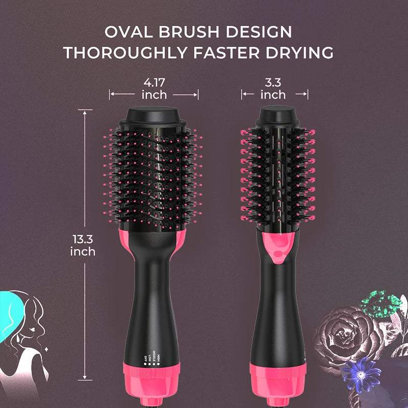 LISAPRO 2 IN 1 Hair Straightener, Hot Air Brush