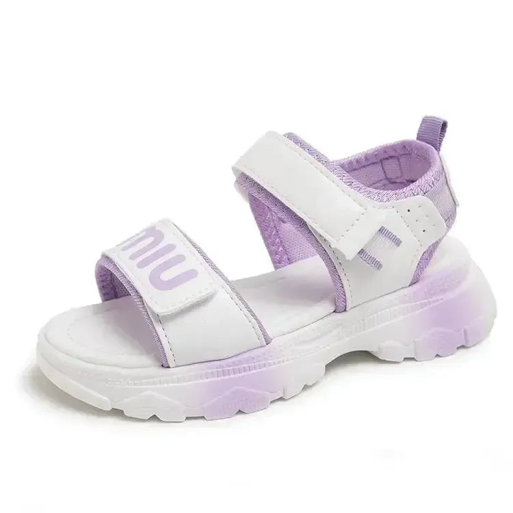 Girls' Pink Princess Sandals – For Summer Age 4–6 Years-Bennys Beauty World