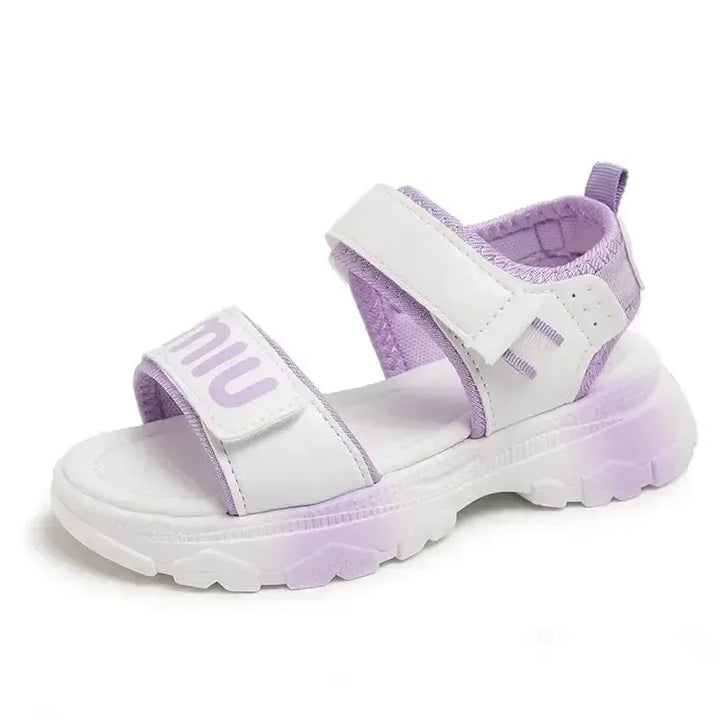 Girls' Pink Princess Sandals – For Summer Age 4–6 Years-Bennys Beauty World