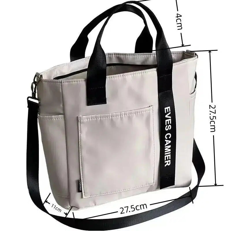 Large Capacity Waterproof Canvas Handbag