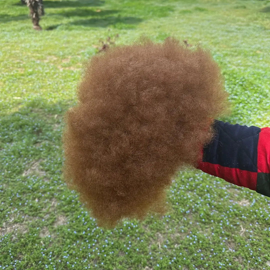 Afro Wigs for Black Women 14 Inch 70s Afro Kinky Curly Bouncy Fluffy Puff Synthetic Wig Ideal for Cosplay Daily &amp; Party-Bennys Beauty World