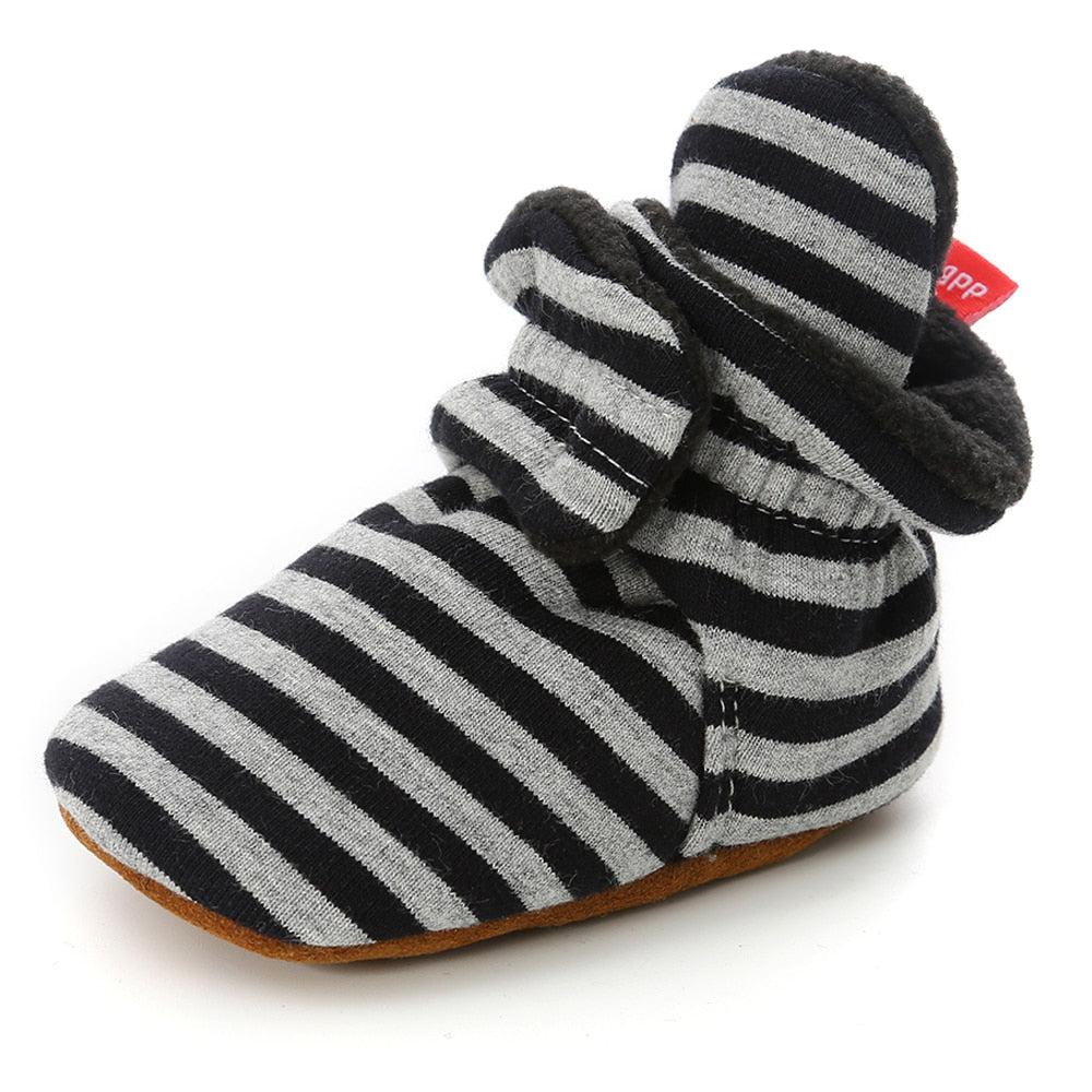 Newborn Baby Socks Shoes Boy Girl Star Toddler First Walkers Booties-Shoe-Bennys Beauty World