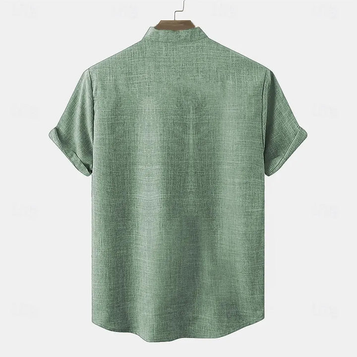 Men's Shirt Linen Men's Tops-Bennys Beauty World