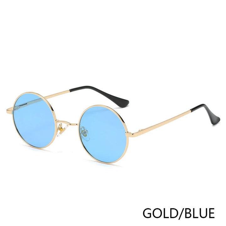 Retro Round Polarized Sunglasses | UV400 Metal Frame Unisex