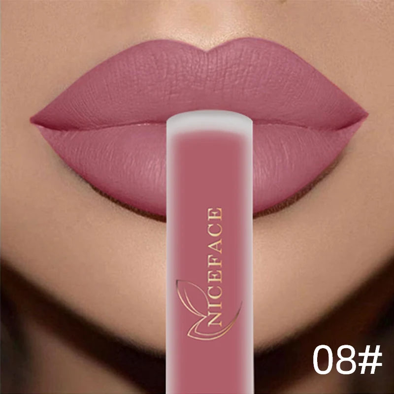 NICEFACE Nude Liquid Lipsticks, Waterproof