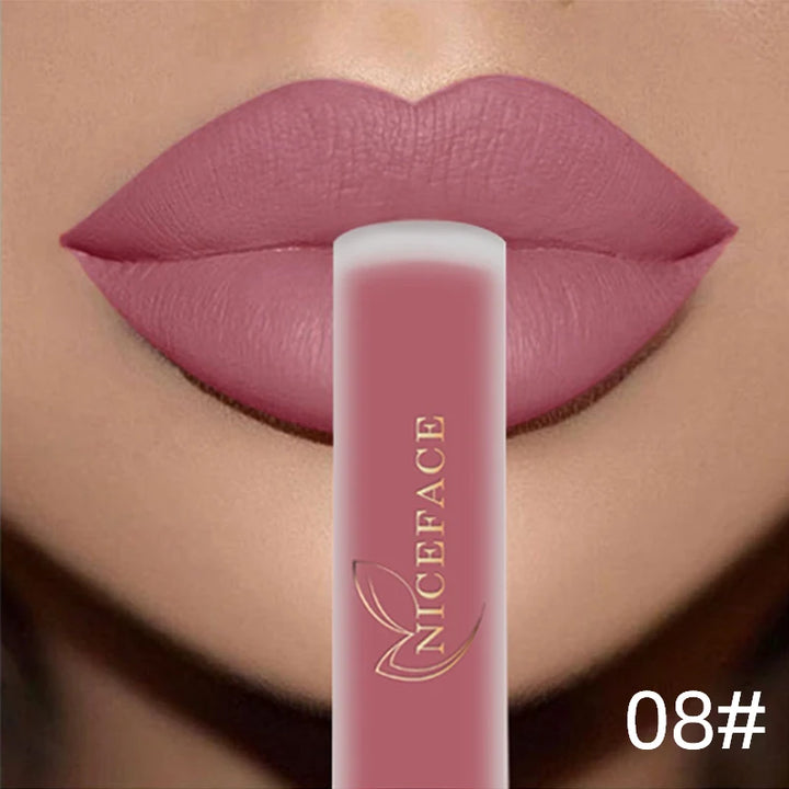 NICEFACE Nude Liquid Lipsticks, Waterproof