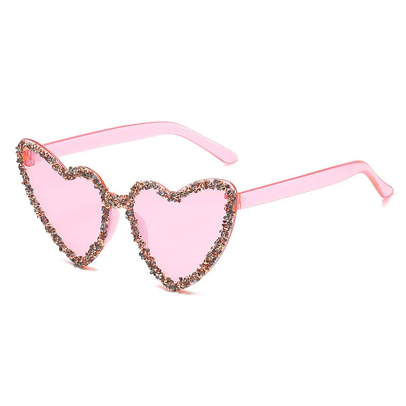 Cat Eye Rhinestone Sunglasses — UV400