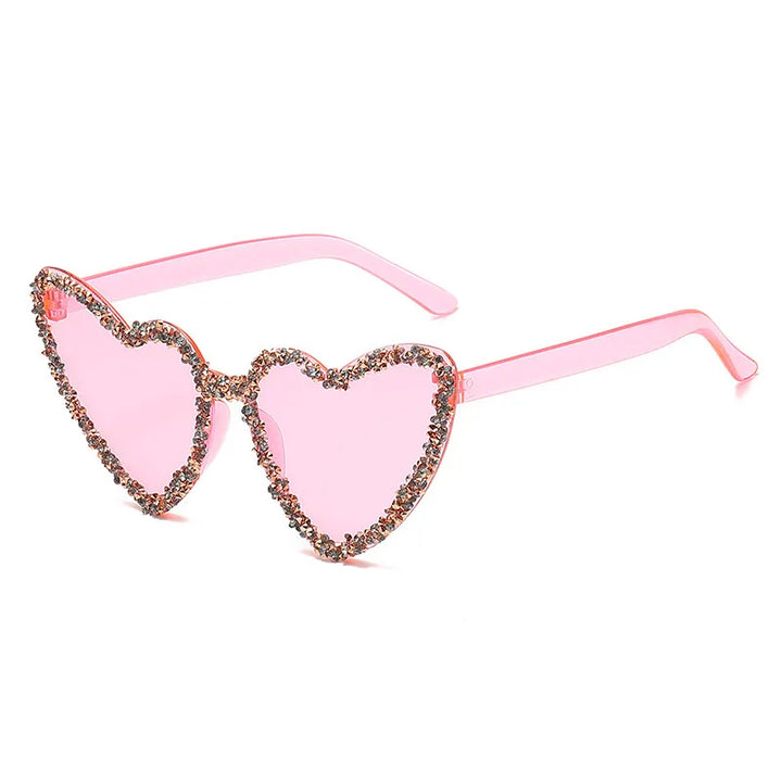 Cat Eye Rhinestone Sunglasses — UV400