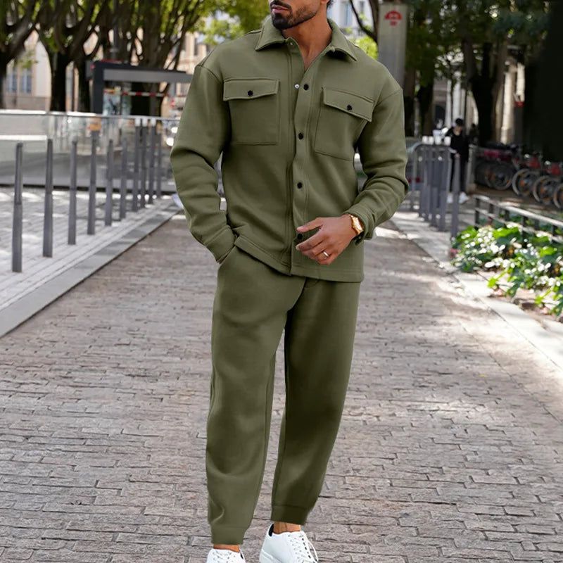 Men's Two-piece Tracksuit Casual Pants