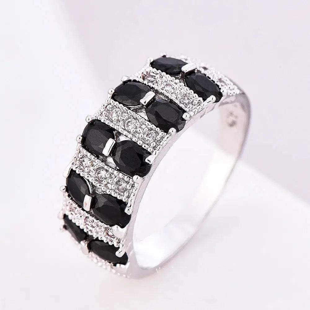 Retro Elegant Classic Silver Color Rings-Rings-Bennys Beauty World