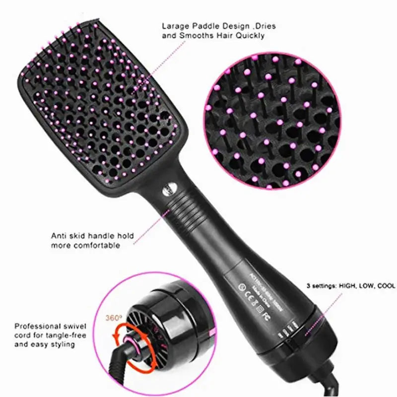 Hair Dryer Hot Air Brush Styler and Volumizer Hair Straightener