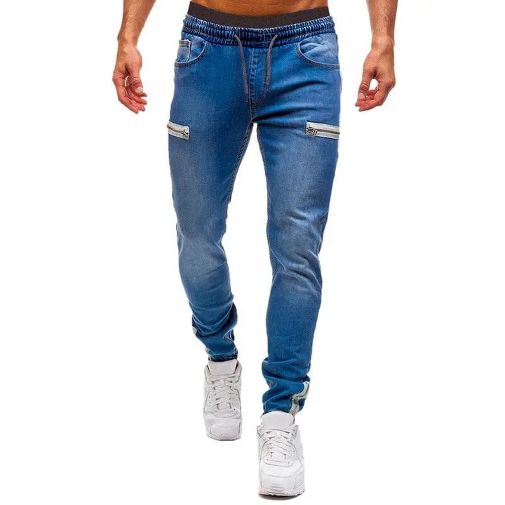 Fashion Casual Slim Skinny Elastic Stretch Long Denim Pencil Pants Streetwear