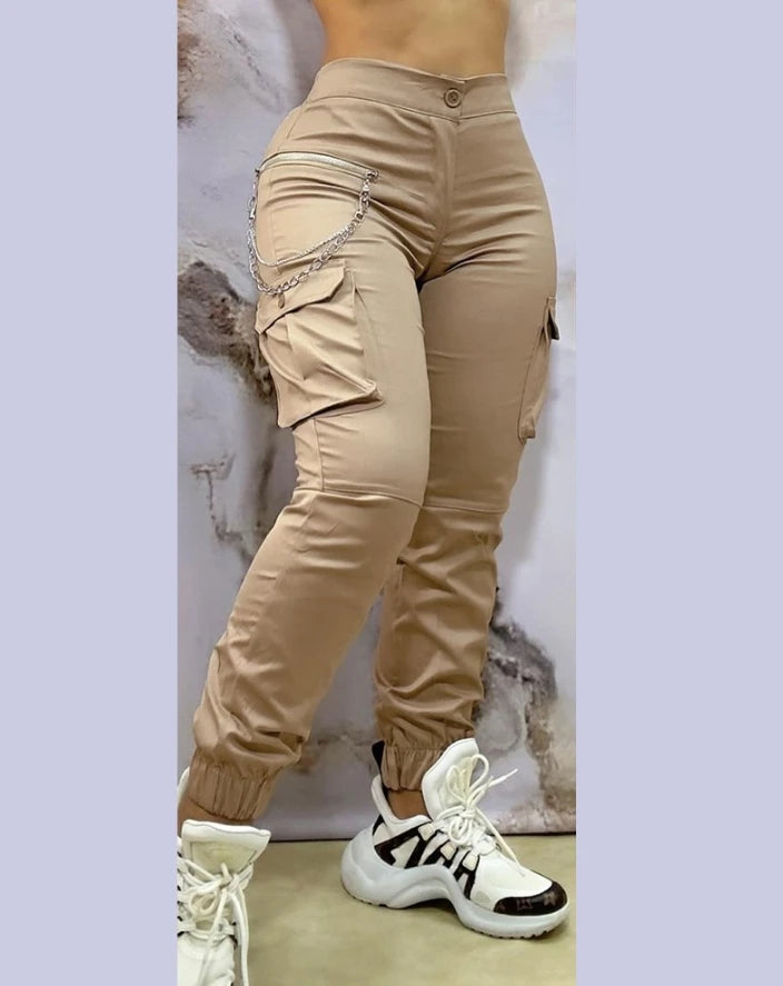 Women's Pants Fashion Casual Cargo Pants